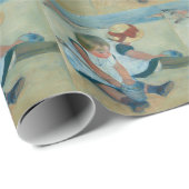 NOSTALGIC/ TWO YOUNG GIRLS, DAY AT BEACH ラッピングペーパー (ロールコーナー)