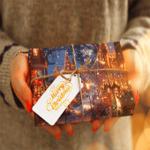 Nostalgic Victorian Christmas Village Wrapping Pap ラッピングペーパー