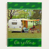 Nostalgic Vintage Camper Lazy Summer Travel プランナー手帳 (正面)