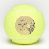 Nosyと可愛いTree Squirrel写真 テニスボール (正面)