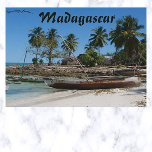 Nosy Iranja Madagascar ポストカード