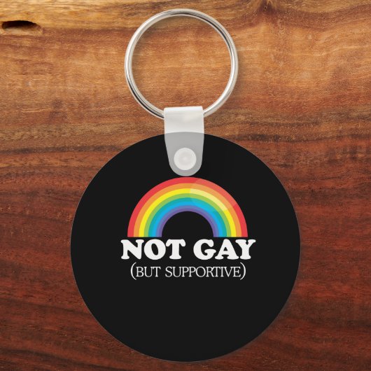 NOTゲイ キーホルダー (正面)