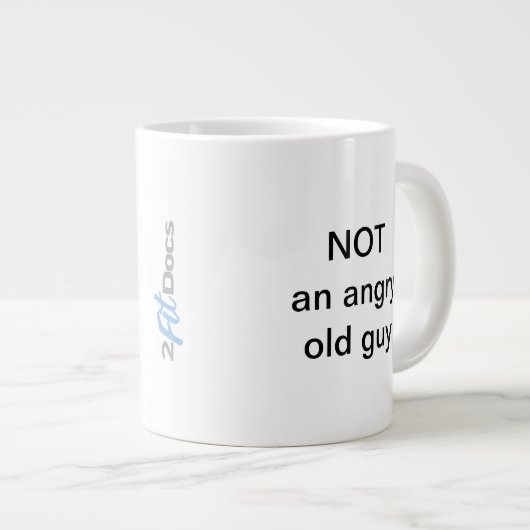 NOT怒 an old guy Mug (20oz) ジャンボコーヒーマグカップ (正面右)