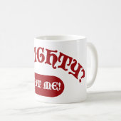 Not いけな Me Holidayおもしろい Christmas Santa Love コーヒーマグカップ (正面右)