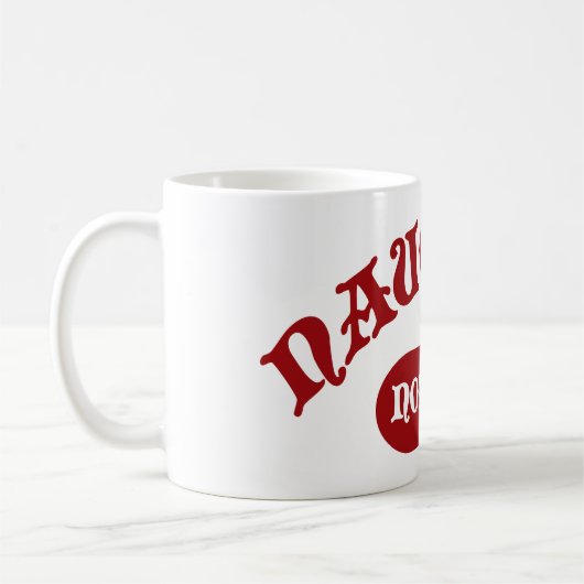 Not いけな Me Holidayおもしろい Christmas Santa Love コーヒーマグカップ (左)