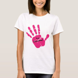 Not おもしろい聞 - Talk to the Hand Tシャツ