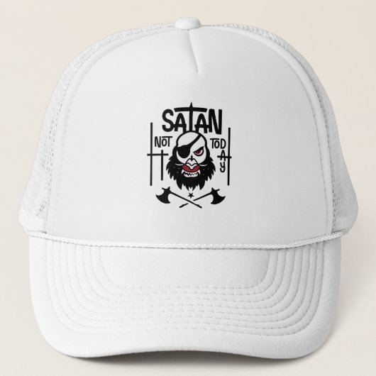 Not おもしろい Today Satan – 拘留 キャップ (正面)