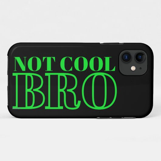 NOT クール BRO Case-Mate iPhoneケース (裏面(横))