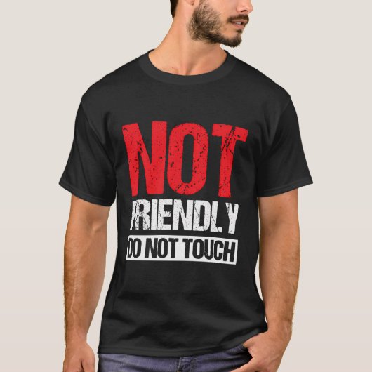 Not フレンドリー NotTouch Tシャツ (正面)