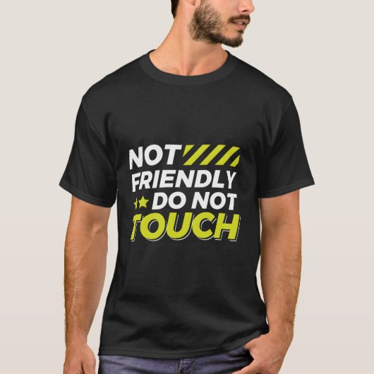 Not フレンドリー NotTouch Tシャツ (正面)