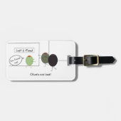 Not 失った Pun荷札 ラゲッジタグ (正面横)