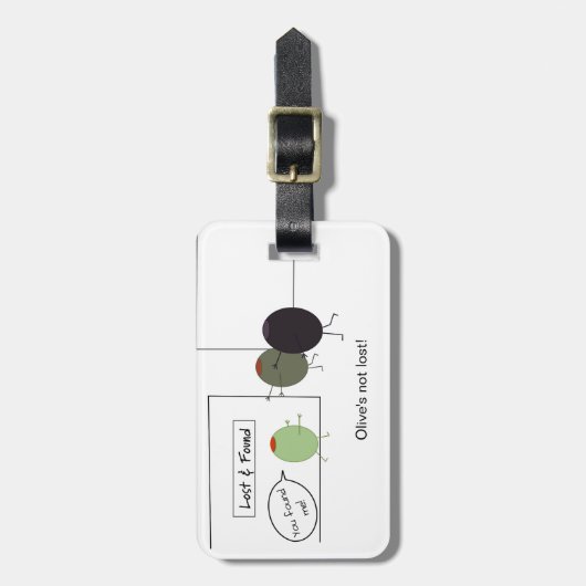 Not 失った Pun荷札 ラゲッジタグ (正面縦)