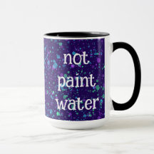 Not 絵を描 Waterおもしろい絵を描（ばちゃばちゃ）跳ねるマグカップ