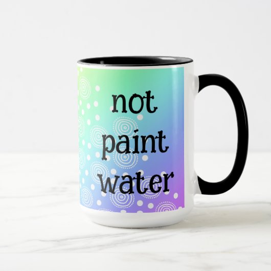 Not 絵を描 Waterおもしろい Rainbow Coffee Mug マグカップ (右)