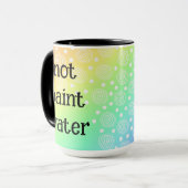 Not 絵を描 Waterおもしろい Rainbow Coffee Mug マグカップ (正面左)