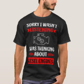 Not 聞 Diesel Engine Tシャツ (正面)