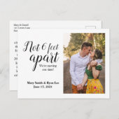 Not 6足Apart結婚's Update日付の保存 ポストカード (正面/裏面)