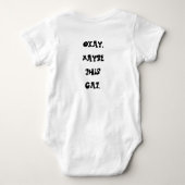 Not a Cat Person – Funny Toddler Bodysuit ベビーボディスーツ (裏面)