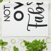 Not a Day Over Fabulous – Funny Birthday Quote キッチンタオル (折り畳み)