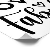 Not a Day Over Fabulous – Funny Birthday Quote ポスター (角)