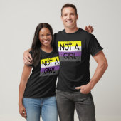 Not A Girl Non Binary Gender Declarations Matterプラ Tシャツ (ユニセックス)