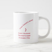 Not a Grinch Justフェスティバルに挑戦する休日おもしろい ジャンボコーヒーマグカップ (右)