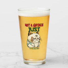 Not a Grinch Justフェスティバルに挑戦する休日おもしろい タンブラーグラス