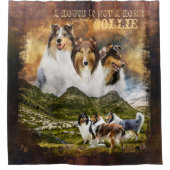 Not a Home w/o Collie、ポートレート&シーン、国 – シャワーカーテン (正面)