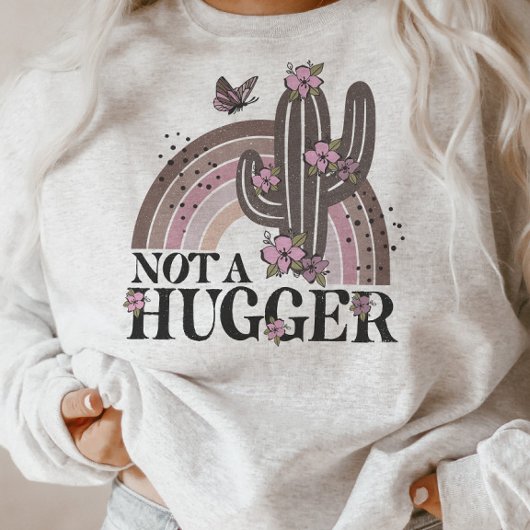 Not a Hugger モダン Rainboho Bohoフローラ スウェットシャツ