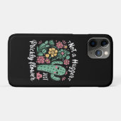 Not a Hugger Just a Prickly Flowerかわいいサボテンのおもしろい Case-Mate iPhoneケース (裏面(横))