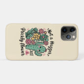 Not a Hugger Just a Prickly Flowerかわいいサボテンのおもしろい Case-Mate iPhoneケース (裏面(横))