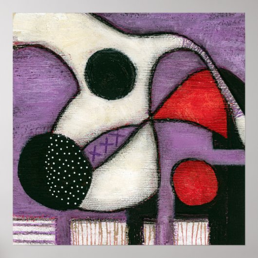 Not A Jug Poster Wall Art - 絵を描抽象芸術 ポスター (正面)