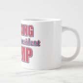 Not a King Just a Real President ジャンボコーヒーマグカップ (右)