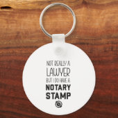 Not a Lawyer Notary Public Keychain Gift キーホルダー (正面)