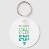 Not a Lawyer Notary Public Keychain Gift キーホルダー (裏面)