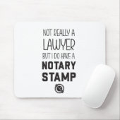 Not a Lawyer Notary Public Mousepad Desk マウスパッド (マウス)