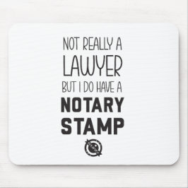 Not a Lawyer Notary Public Mousepad Desk マウスパッド
