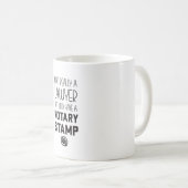 Not a Lawyer Notary Public Mug Funny コーヒーマグカップ (正面右)
