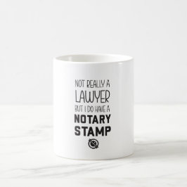 Not a Lawyer Notary Public Mug Funny コーヒーマグカップ