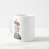 Not A Morning Person Funny Coffee Mug コーヒーマグカップ (正面左)