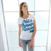 Not a Morning Purrson Funny Cat T-Shirt Tシャツ