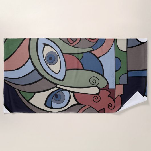 Not a Pawn ビーチタオル (正面)