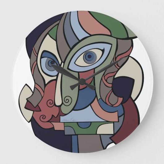 Not a Pawn ラージ壁時計 (正面)