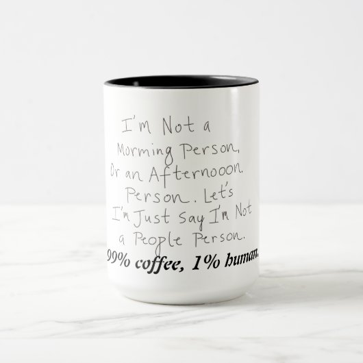 Not a People Person Mug マグカップ (中央)