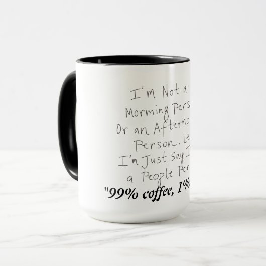 Not a People Person Mug マグカップ (正面左)