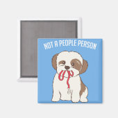 Not a People Person Square Magnet マグネット (正面/裏面)