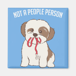 Not a People Person Square Magnet マグネット