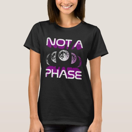 Not A Phase Ace Moon Cycle Witch Lunar Asexual Pri Tシャツ (正面)