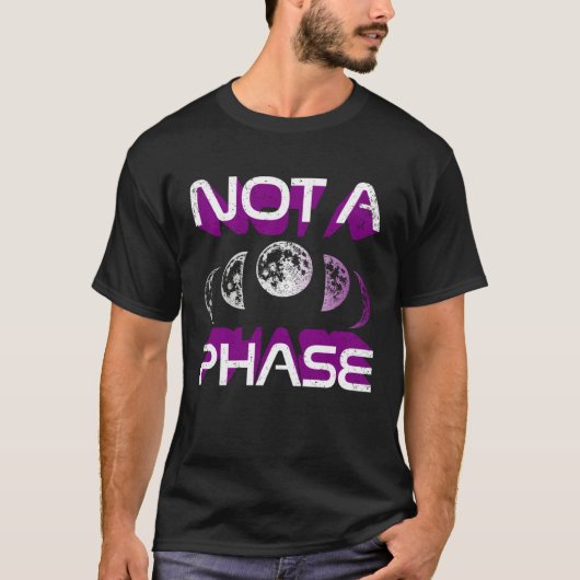 Not A Phase Ace Moon Cycle Witch Lunar Asexual Pri Tシャツ (正面)