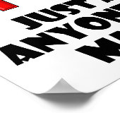 Not a Snob おもしろい Poster ポスター (角)